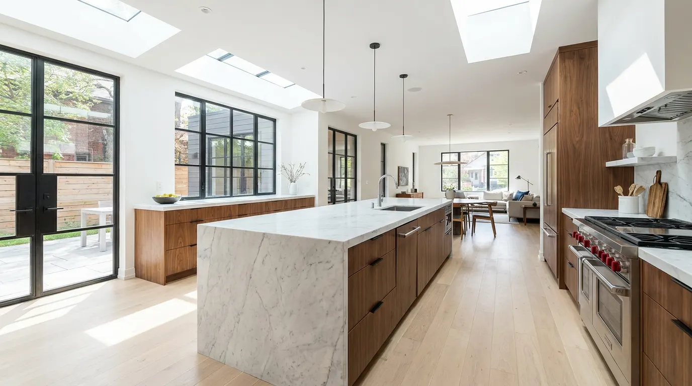 Refined remodeled interior detail